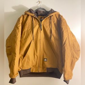 Berne Construction jacket Size L color tan/brown